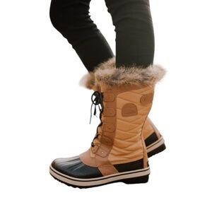 Sorel Women’s Tofono II WP Curry Fawn Tall Winter Rain Snow Boots 7.5 #1658